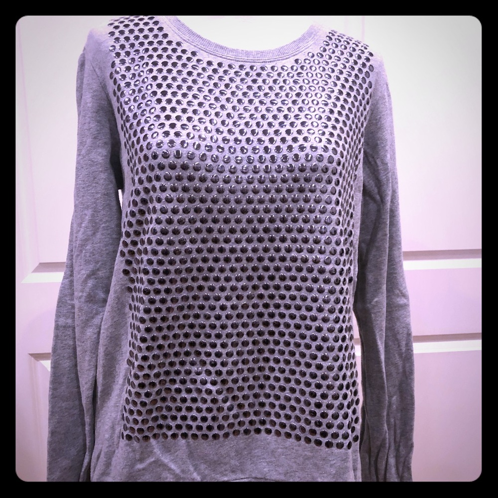 BCBG MAXAZRIA embellished sweatshirt